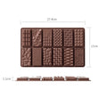 Chocolate bar molds, non-stick chocolate