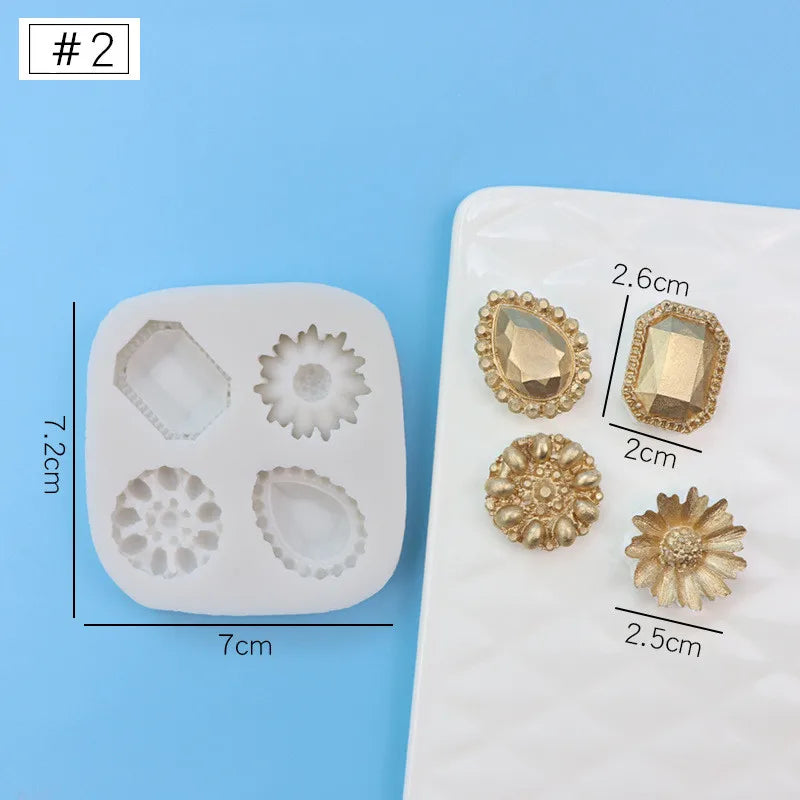 Silicone mold for jewelry and diamonds