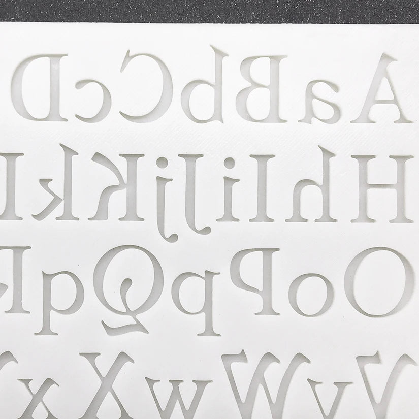 Alphabet &amp; Number Silicone Mold – Professional Sugarcraft & Branding Tool