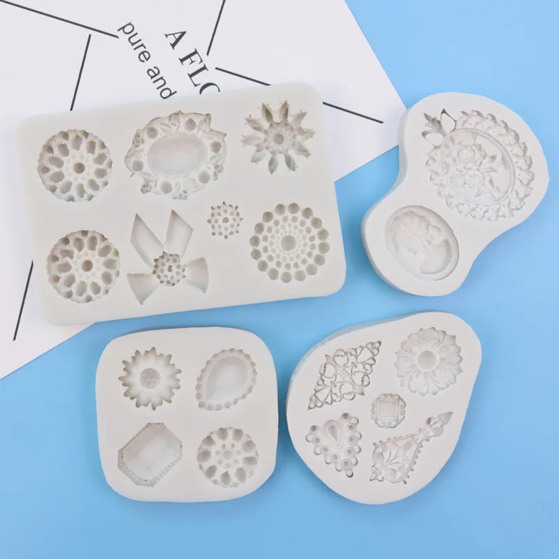 Silicone mold for jewelry and diamonds