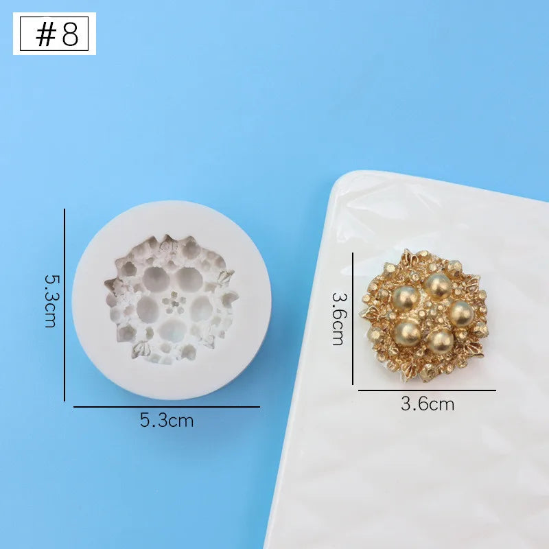 Silicone mold for jewelry and diamonds