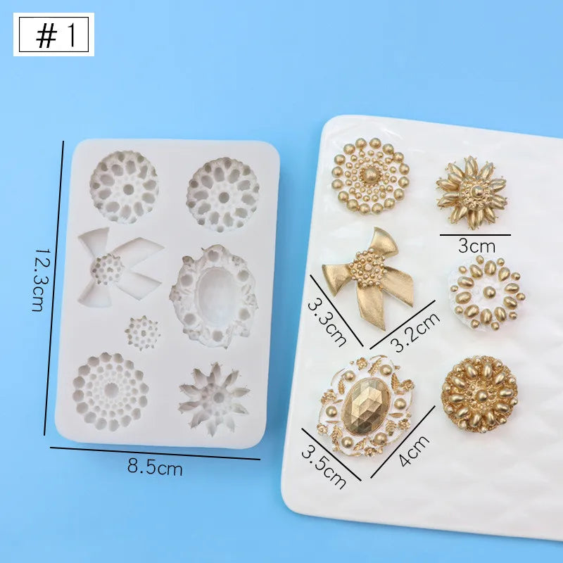 Silicone mold for jewelry and diamonds