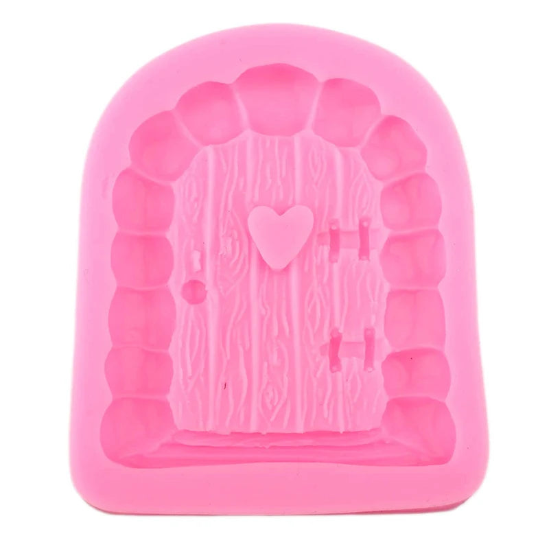 Enchanted Fairy Garden & Gnome Door Silicone Mold – Whimsical Crafting Tool