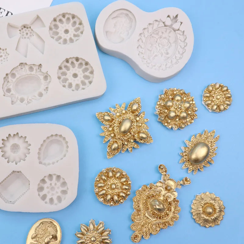 Silicone mold for jewelry and diamonds