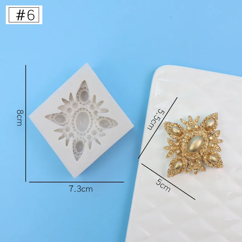 Silicone mold for jewelry and diamonds