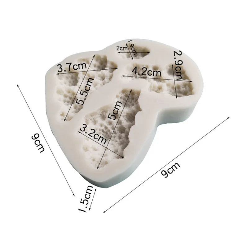 3D Coral Marine Life Silicone Mold | Realistic Ocean Theme Decor