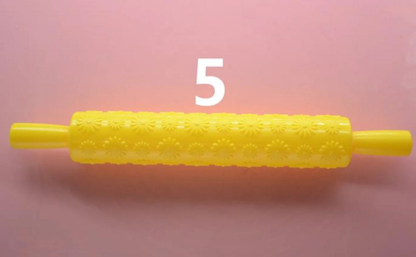 14-Style Lace & Texture Embossing Roller – Versatile Sugarcraft Tool