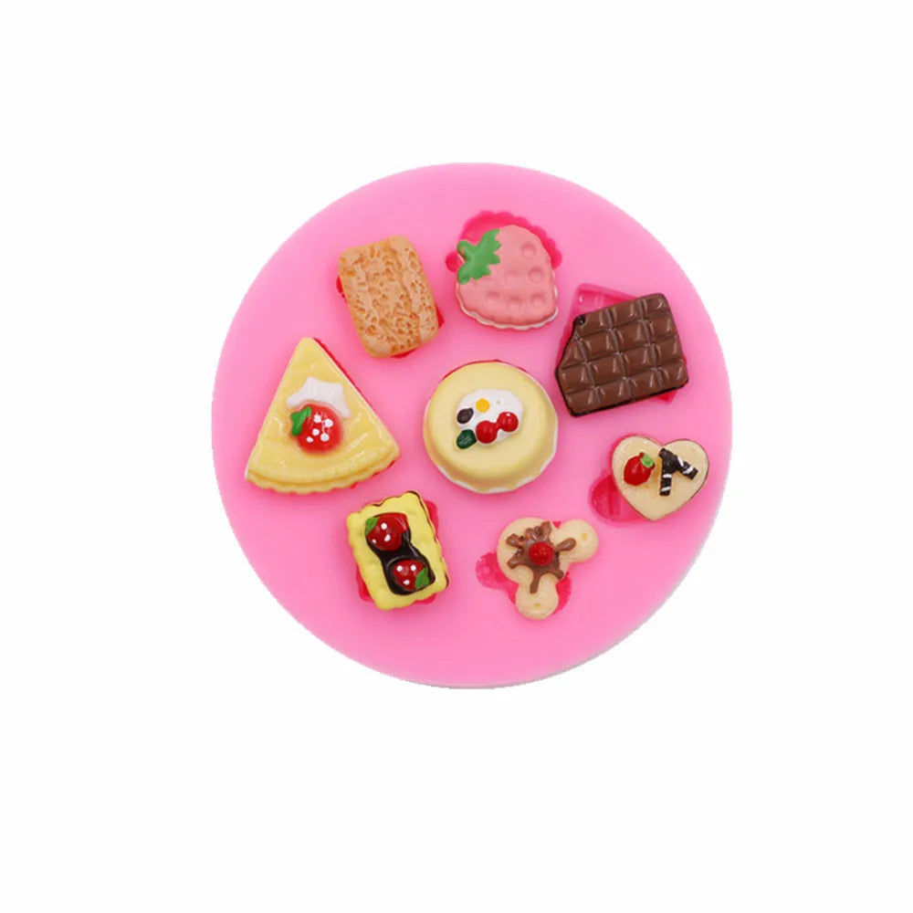 Silicone mold for cookies, candies, chocolate