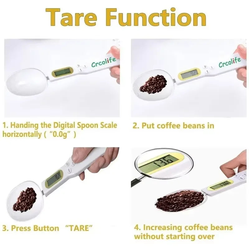 Electronic Measuring Spoon Scale – Precision Kitchen Weighing Tool
