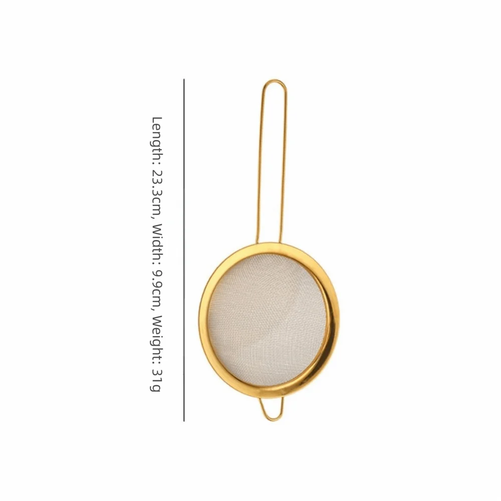 Stainless Steel Fine Mesh Oil Strainer – Golden Flour Sifter & Sieve
