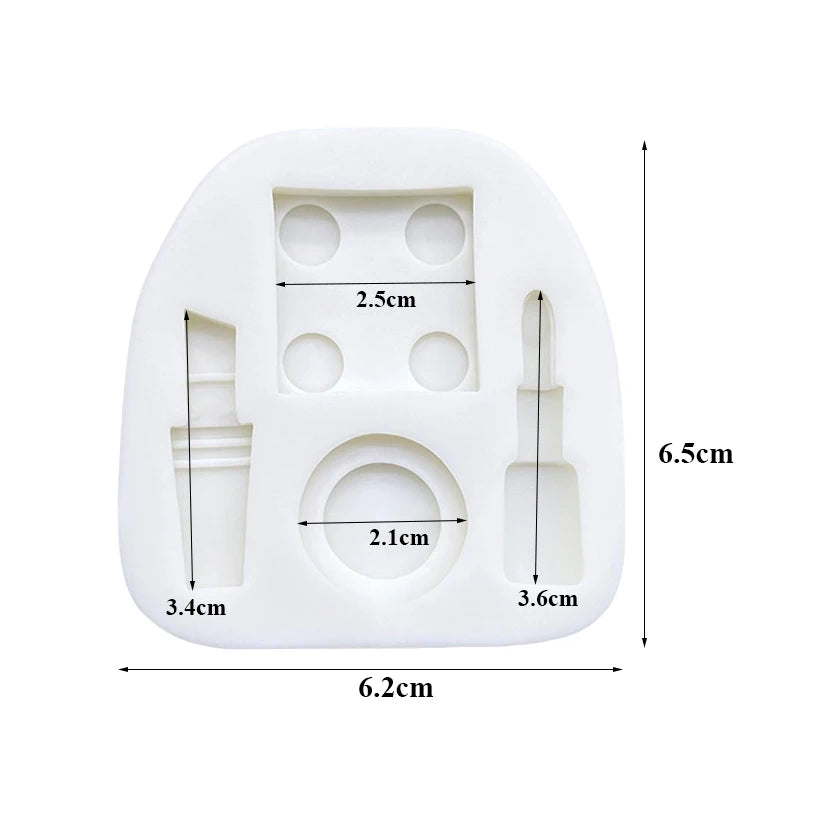 Silicone mold makeup