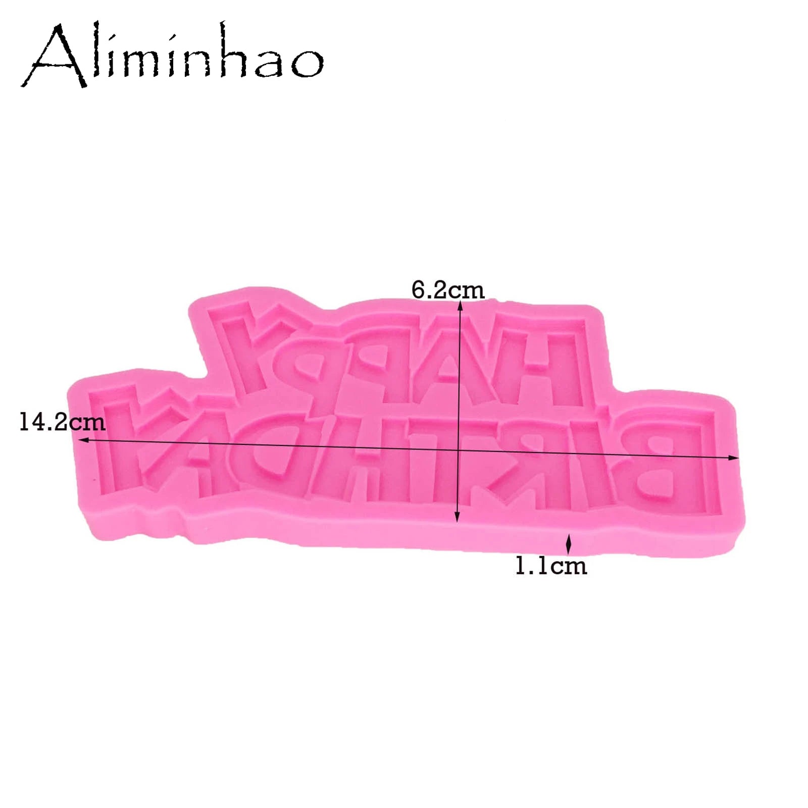 "Happy Birthday" Letters Silicone Mold – Elegant Script Decorating Tool