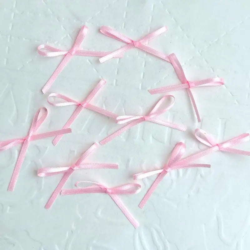 Ballet Ribbon Bow Cake Topper – Elegant Aesthetic Dessert Decor