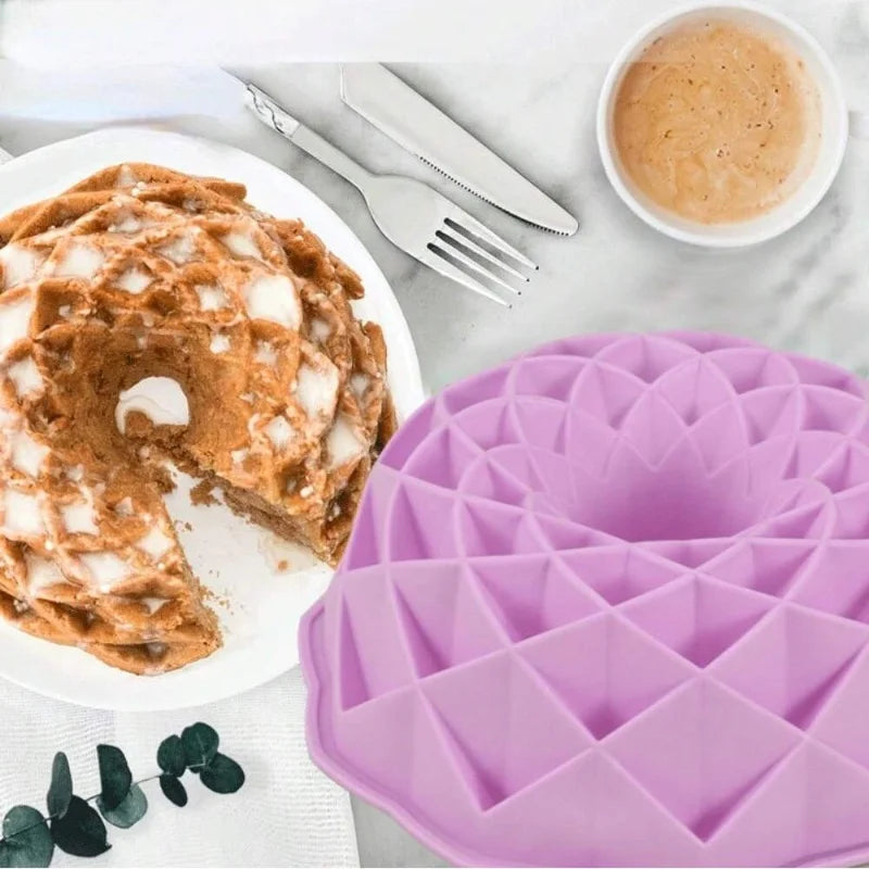 3D Honeycomb & Bird's Nest Silicone Cake Mold Set