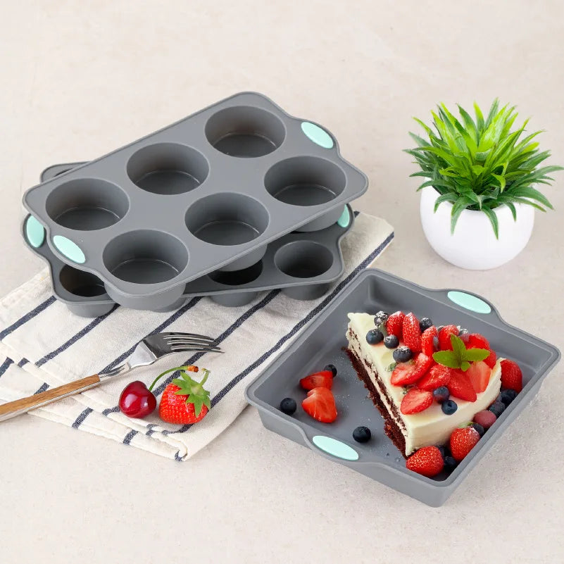 High-Temperature Resistant Silicone Baking Mold – Versatile Non-Stick Pan