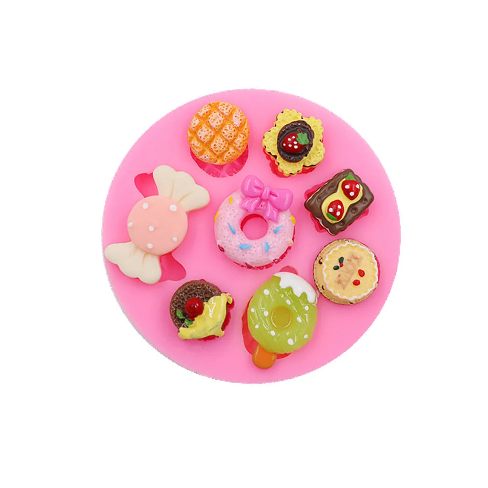 Silicone mold for cookies, candies, chocolate