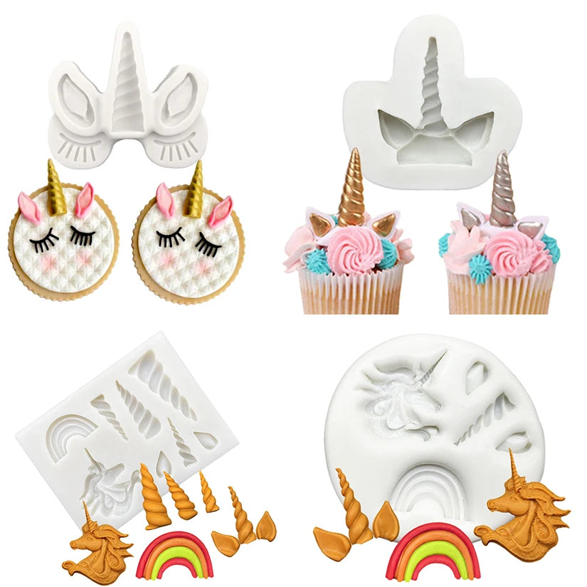 Unicorn Silicone Sugarcraft Mold