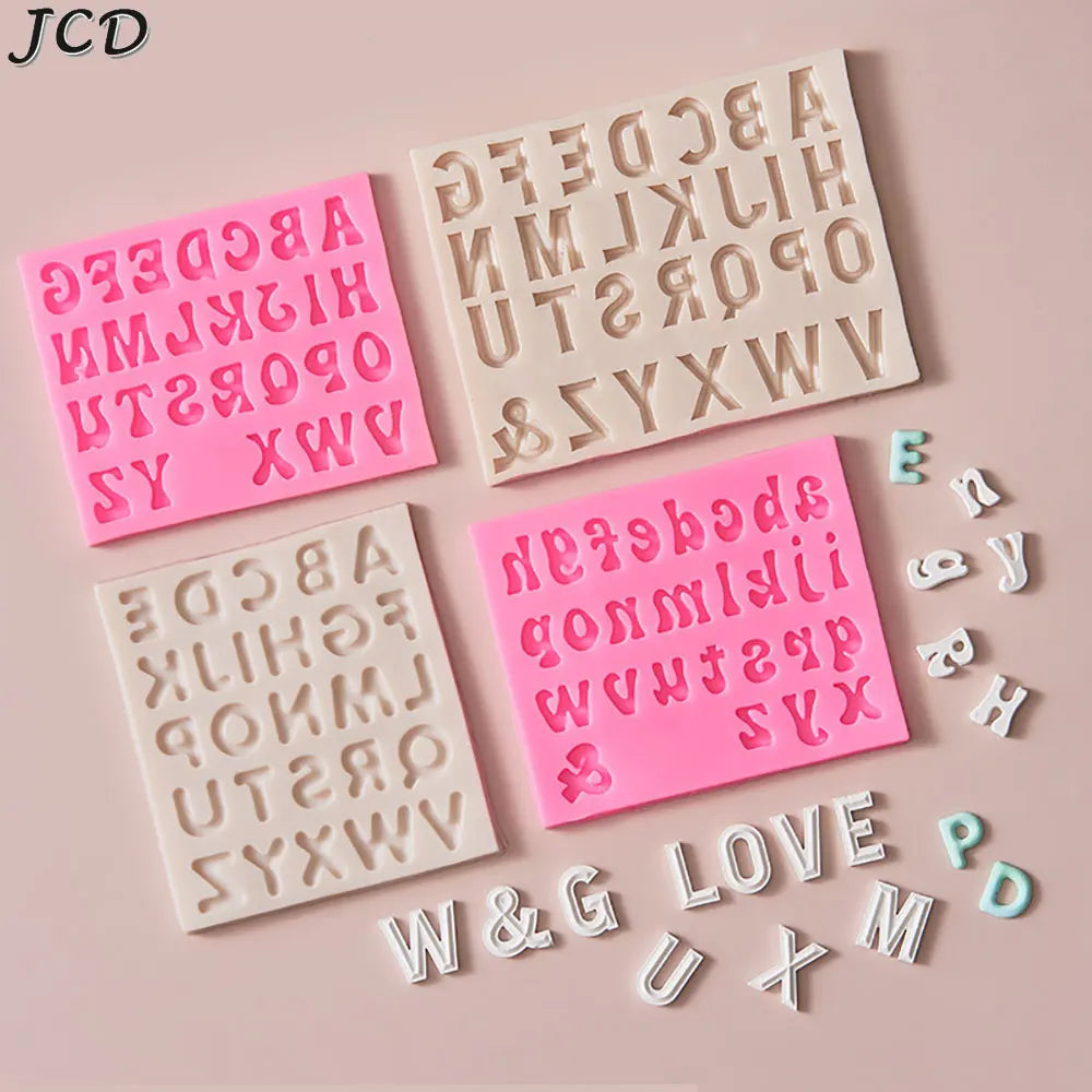 Alphabet &amp; Arabic Numerals Silicone Mold - Complete Decorating Kit