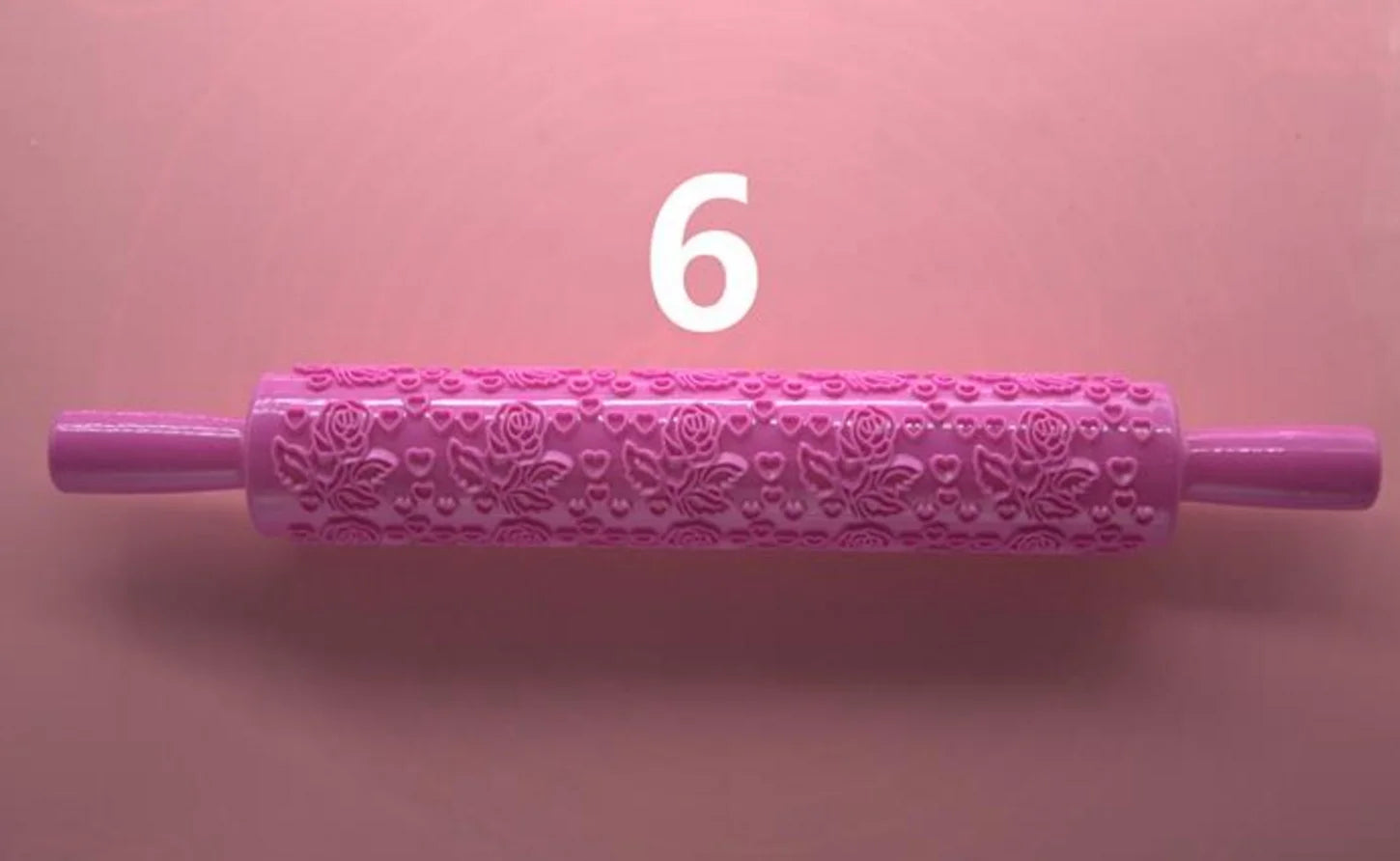 14-Style Lace & Texture Embossing Roller – Versatile Sugarcraft Tool
