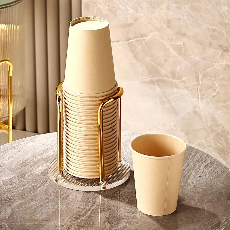 Luxury Disposable Cup Storage Holder