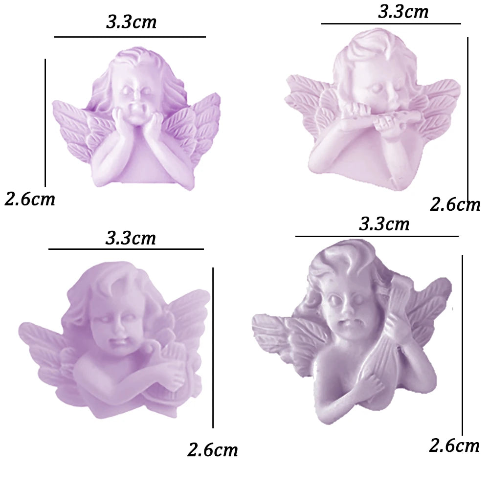 Angel Shaped Silicone Sugarcraft Mold