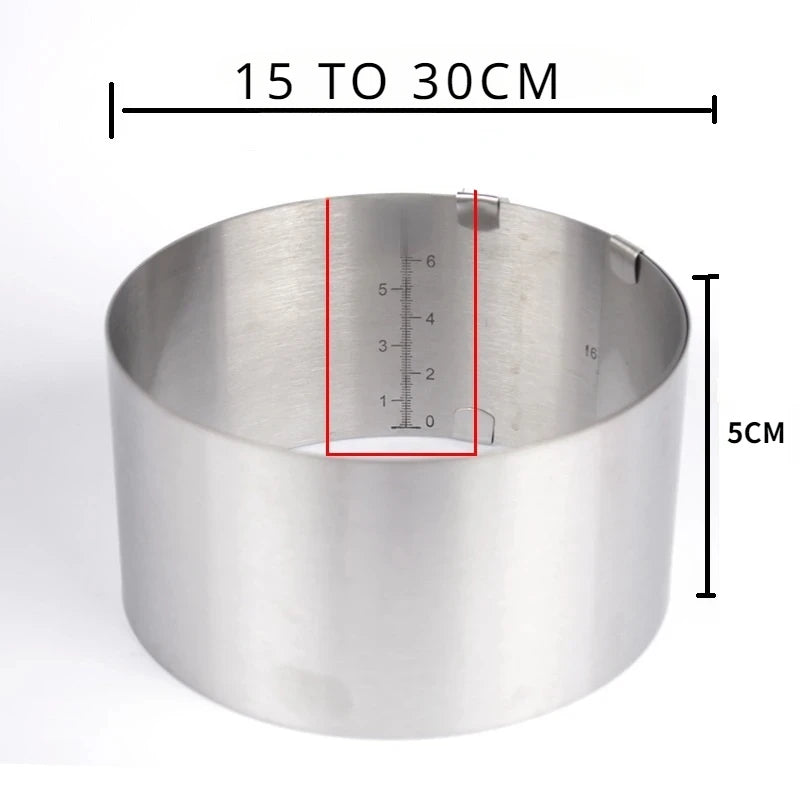 Cake ring - round and square 15 - 30 CM