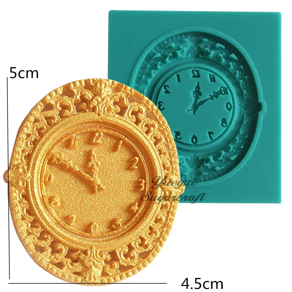 Silicone mold ornaments baroque