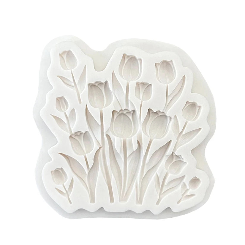 Tulip Petal & Flower Silicone Mold – Elegant Botanical Decorating Tool