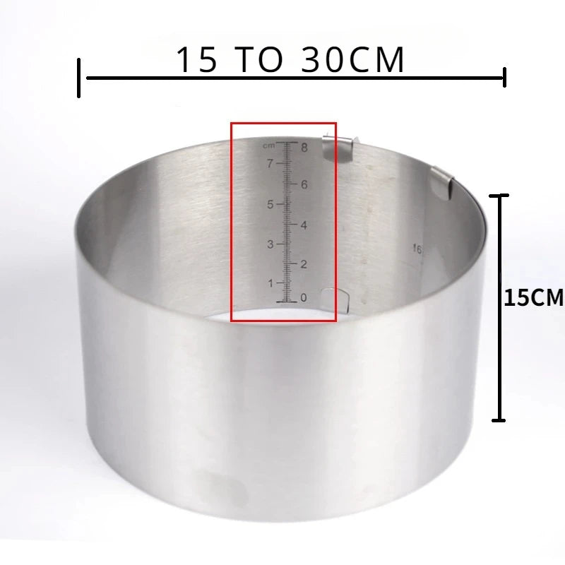 Cake ring - round and square 15 - 30 CM