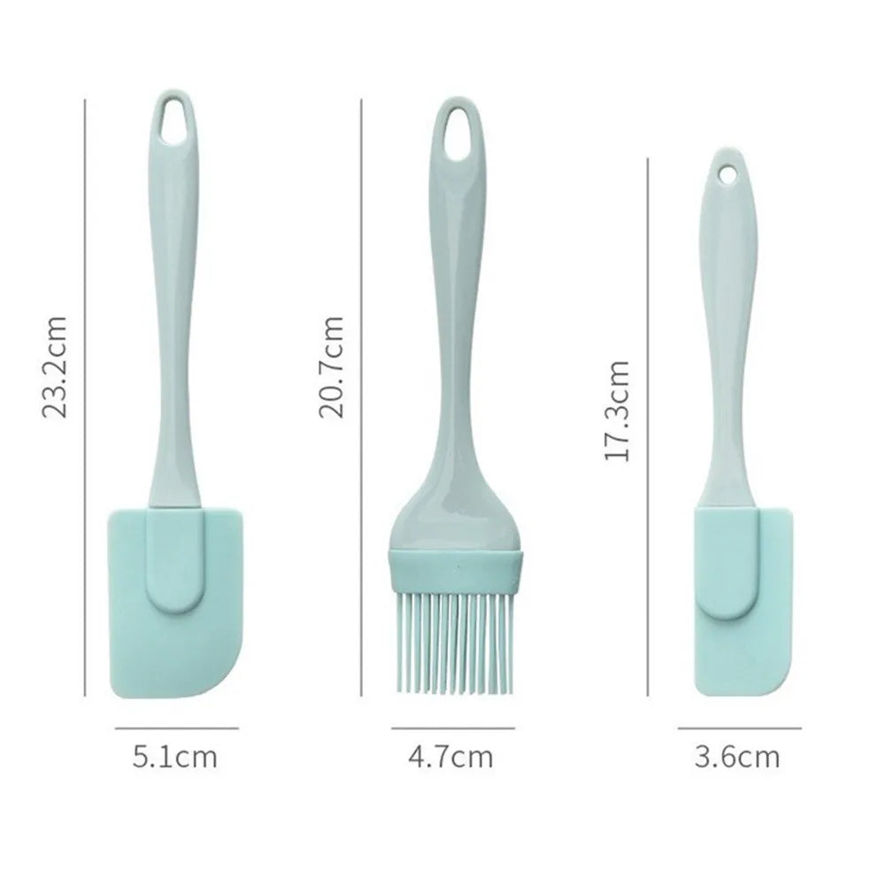 Silicone spatula and brush