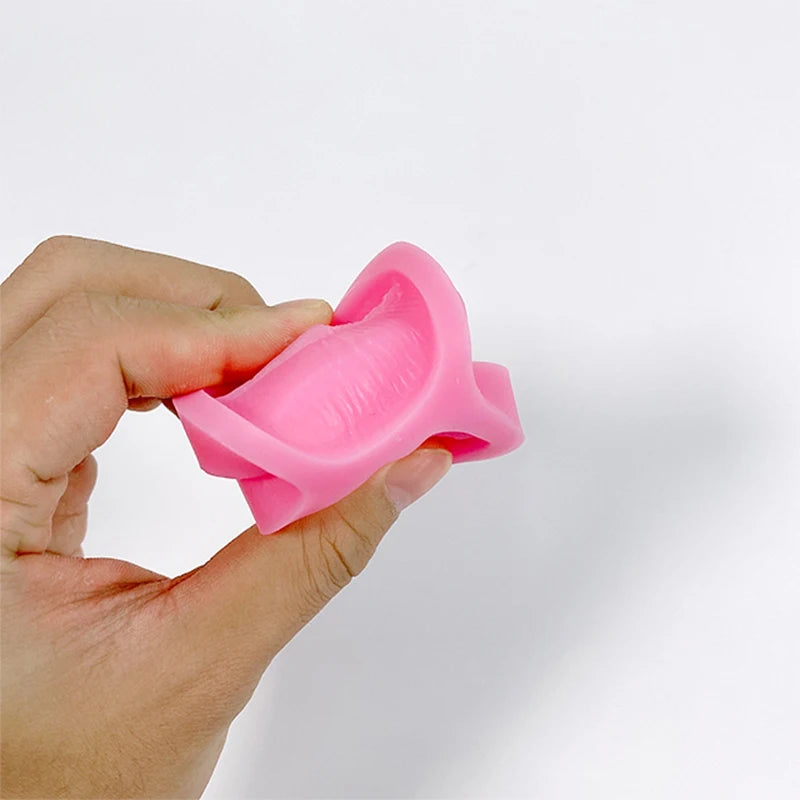 Valentine's Day Red Lip Silicone Mold – Romantic Cake Decorating Tool