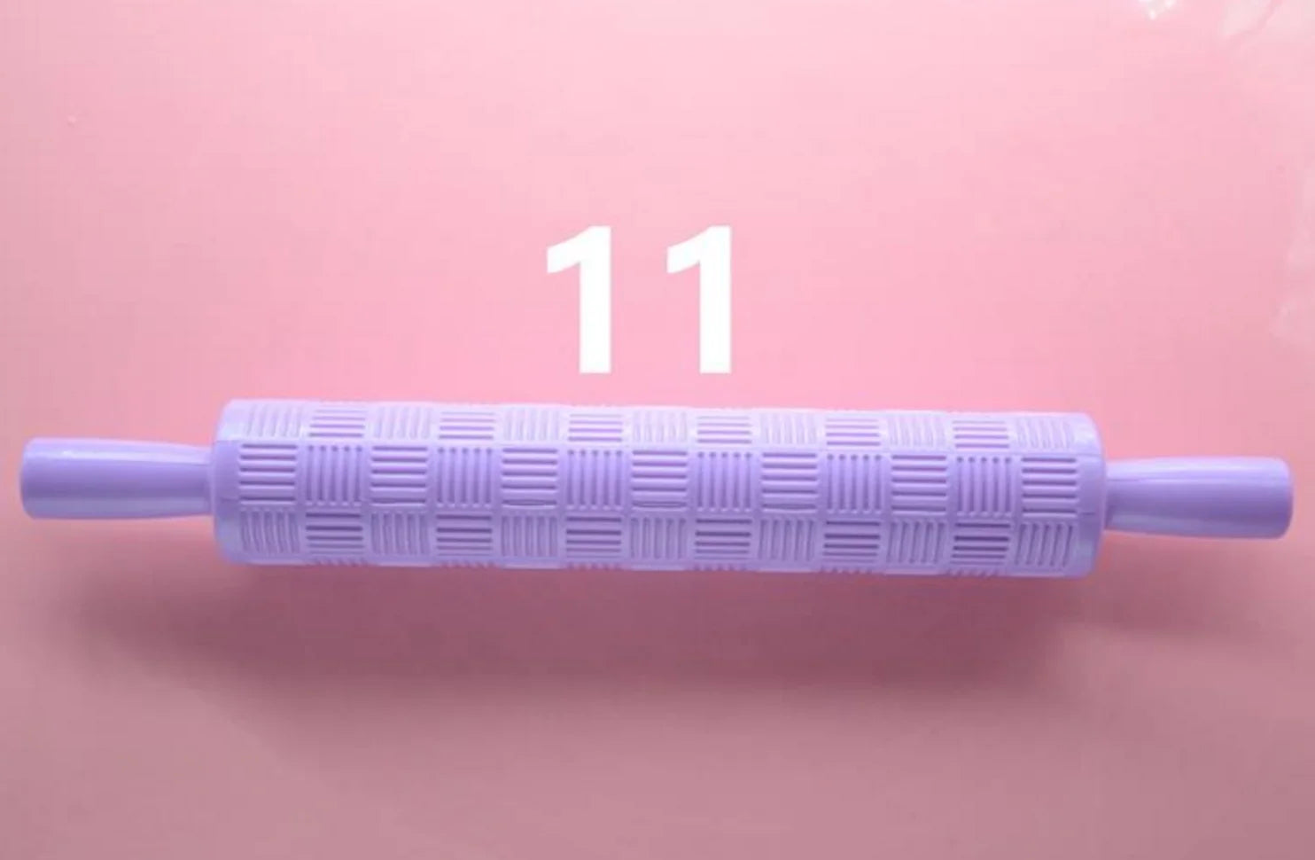 14-Style Lace & Texture Embossing Roller – Versatile Sugarcraft Tool