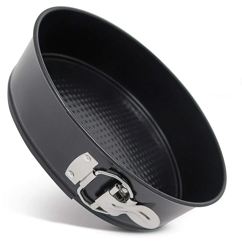 Round Cake Pan with Lock – Thickened Carbon Steel Baking Mold