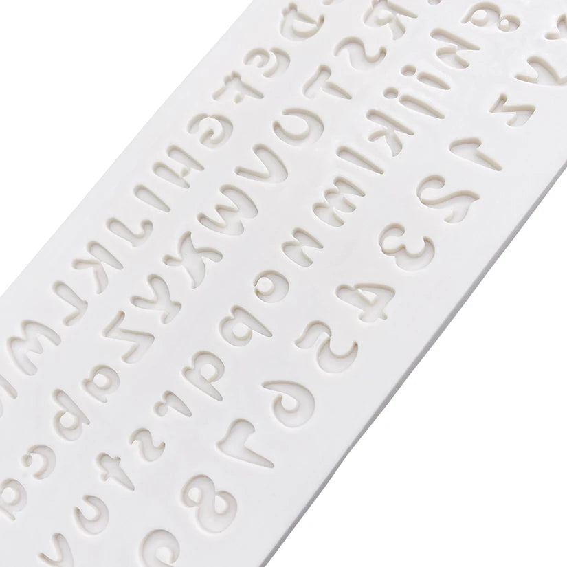 Alphabet & Number Silicone Mold