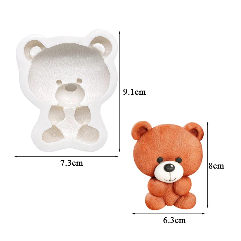 Bear Silicone Mold