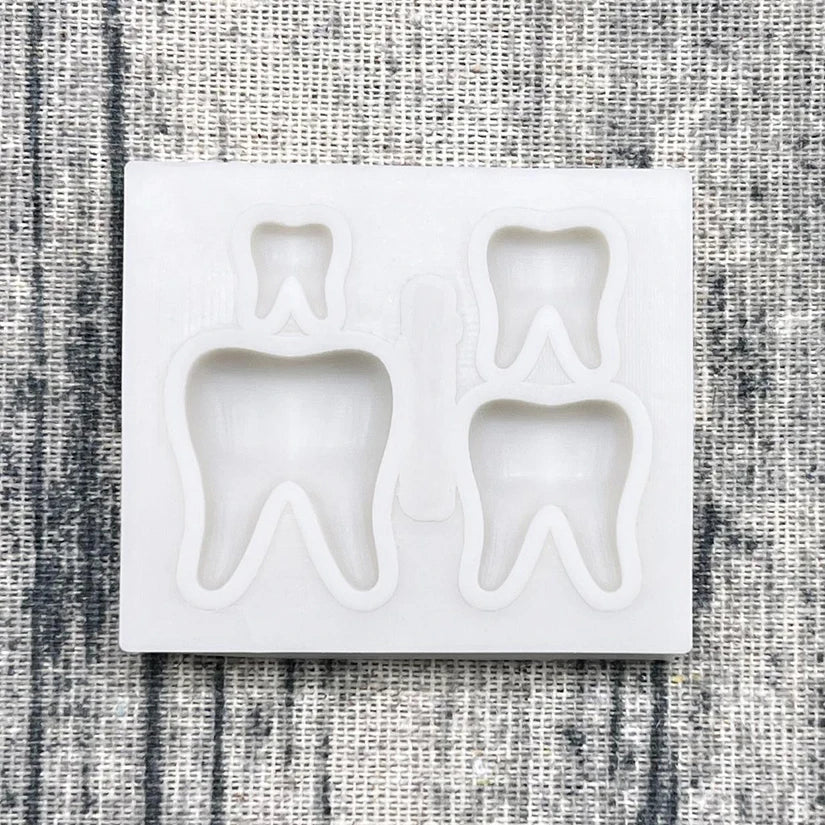 Tooth Shaped Silicone Mold