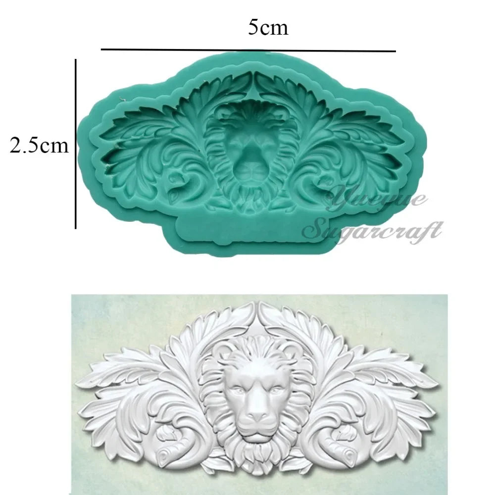 Silicone mold ornaments baroque