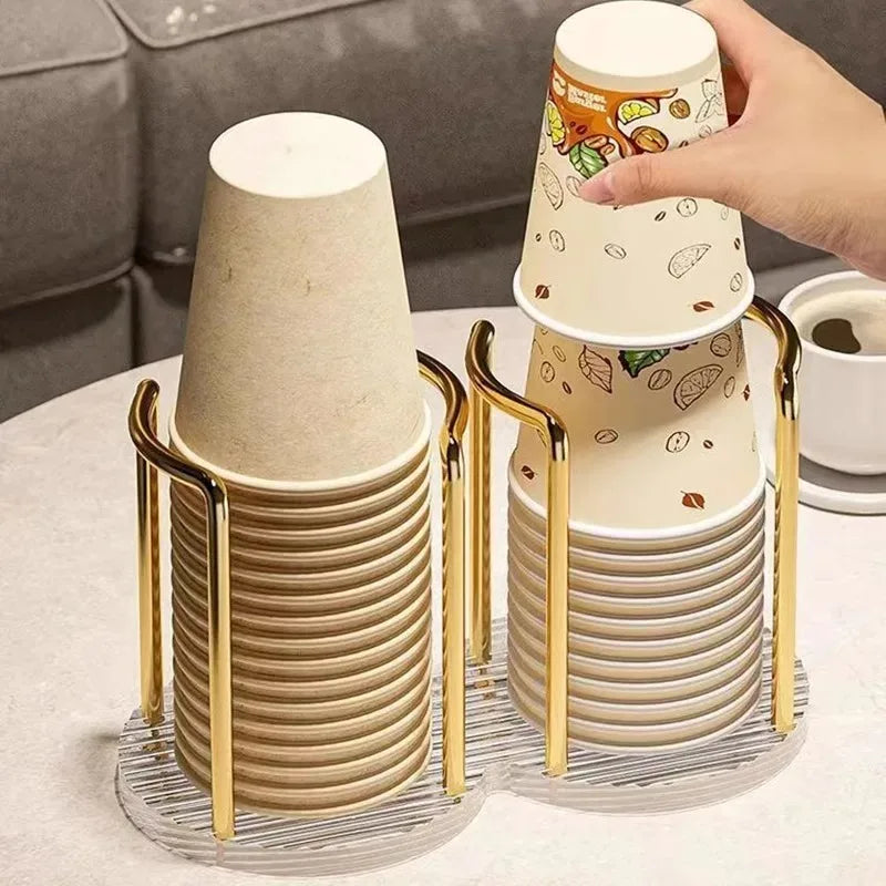 Luxury Disposable Cup Storage Holder