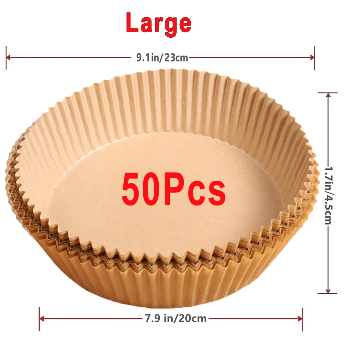 5Air Fryer Disposable Paper Liners