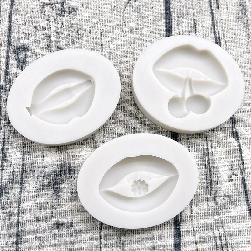 Valentine’s Glamour Silicone Mold – Lips, Cherries & Sweets