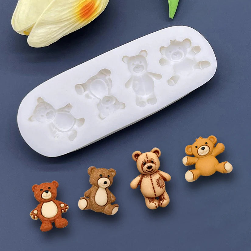 Bear Silicone Sugarcraft Mold