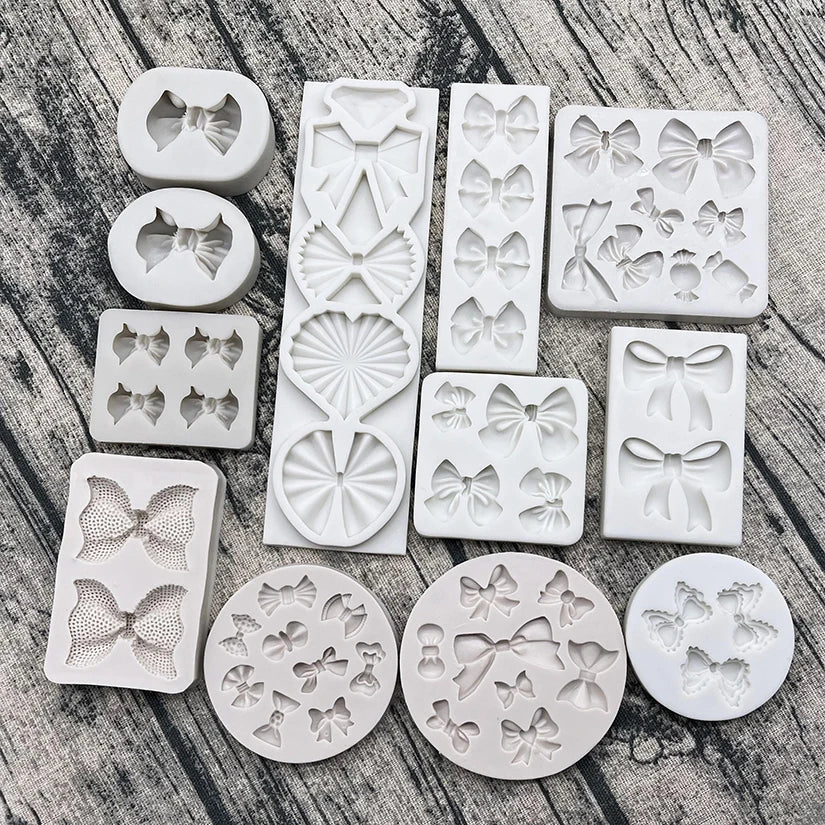Bow &amp; Bowknot Silicone Mold – Elegant Sugarcraft &amp; Cake Decorating Tool