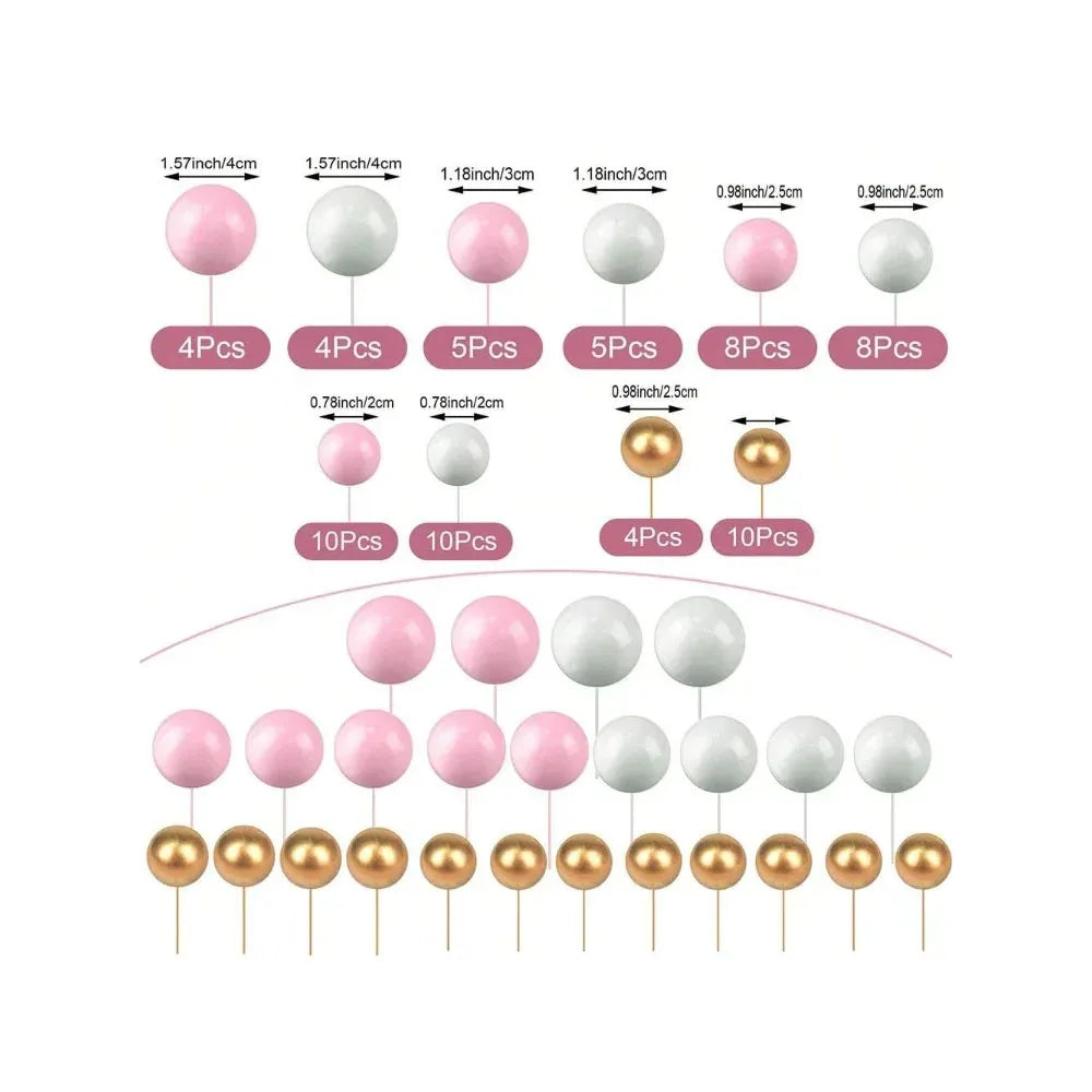 Holiday decoration 68pcs/set  mini balloon cake for birthday