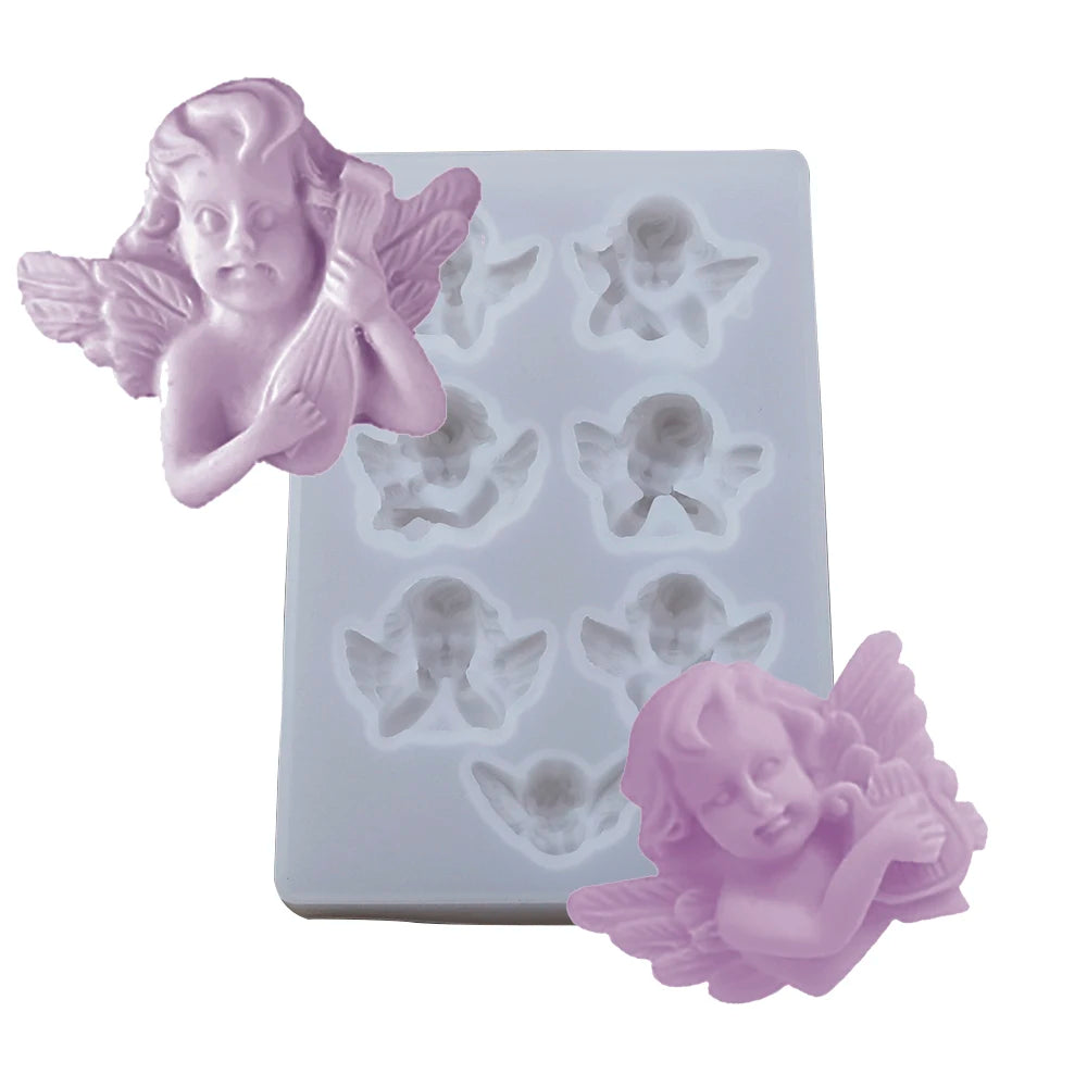 Angel Shaped Silicone Sugarcraft Mold