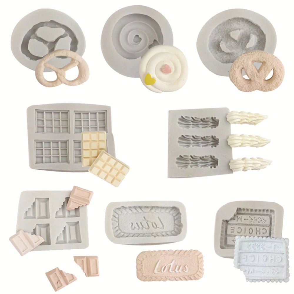 Silicone mold for dessert, cookies and shortbread - a tool for creative decoration