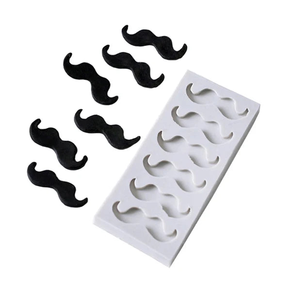Moustache, Bows & Necktie Silicone Mold – Father’s Day Cake Decorating Tool