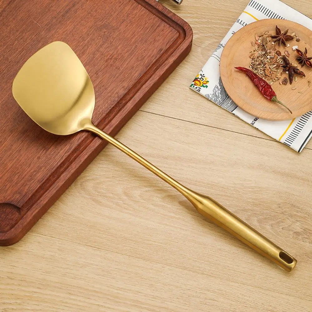 Luxury Gold Stainless Steel Kitchen Utensil Set