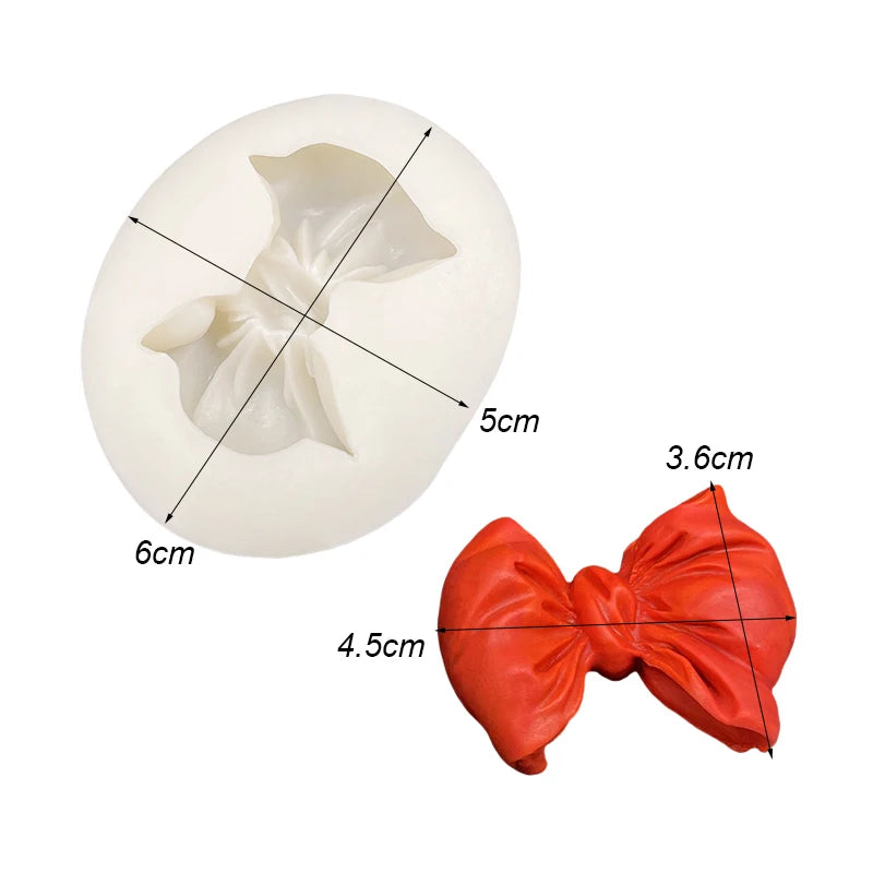 Bow &amp; Bowknot Silicone Mold – Elegant Sugarcraft &amp; Cake Decorating Tool