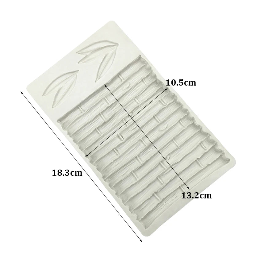 Silicone Bamboo Shapes Mold – Fondant, Chocolate &amp; Candy Decorating Tool