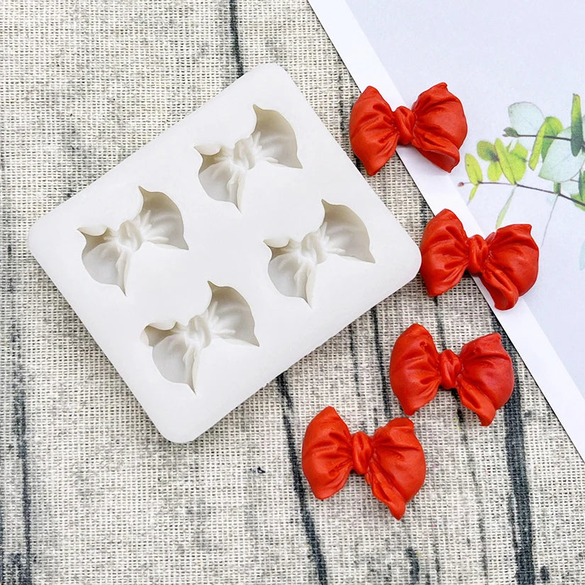 Bow &amp; Bowknot Silicone Mold – Elegant Sugarcraft &amp; Cake Decorating Tool
